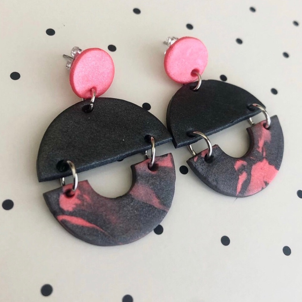 HANDMADE CLAY EARRINGS